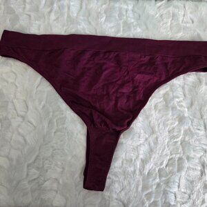 Victoria's Secret Purple Thong Women's Medium Panties Vintage 1997